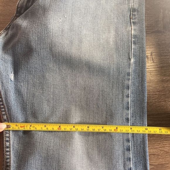 Mens 34x32 Signature Levi Strauss & Co Reg Straight Blue Jeans - Picture 12 of 16